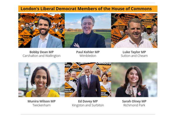 London Lib Dem MPs